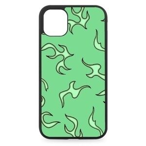 Green Flames Phone Case